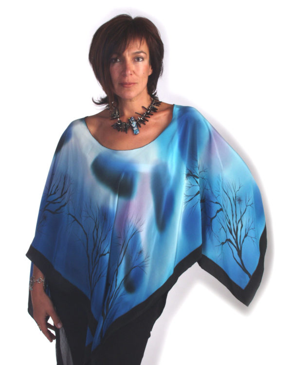 Sky Blue Poncho